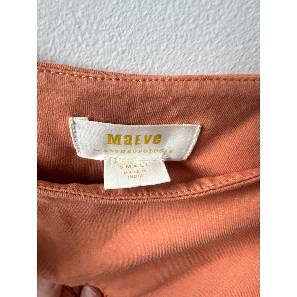 Anthropologie Maeve Ruffled Bubble cropped tank women's small - Picture 3 of 5
